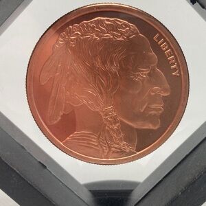 Liberty Copper Coin with Native American Design